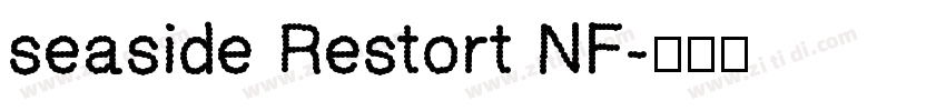 seaside Restort NF字体转换